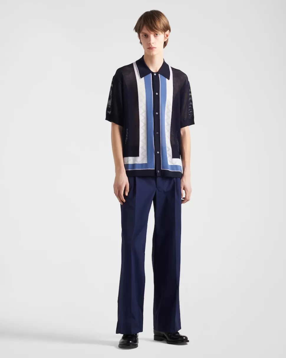 Prada Pantalones De Algodón^Hombre PANTALONES Y BERMUDAS