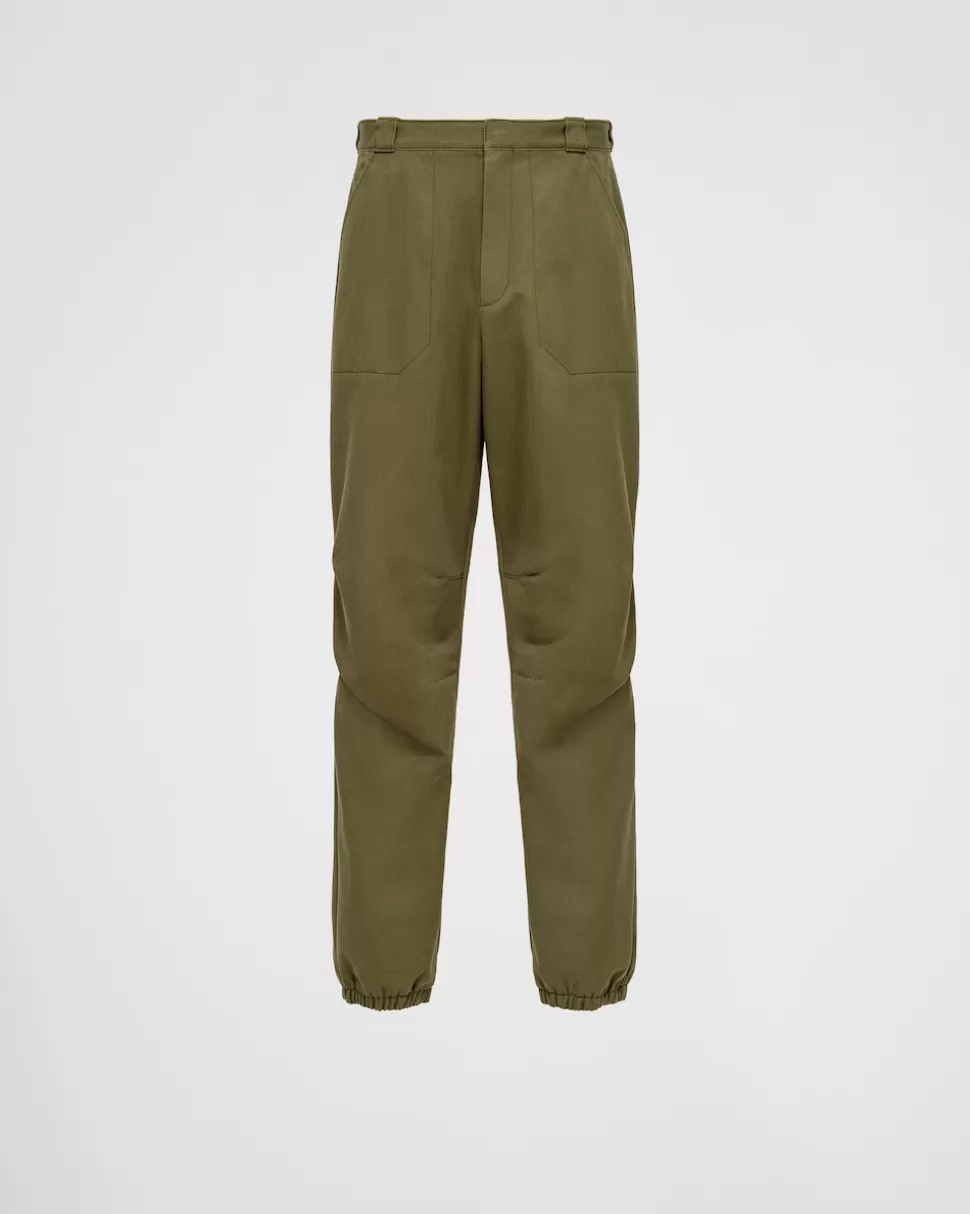 Prada Pantalones De Algodón^Hombre PANTALONES Y BERMUDAS