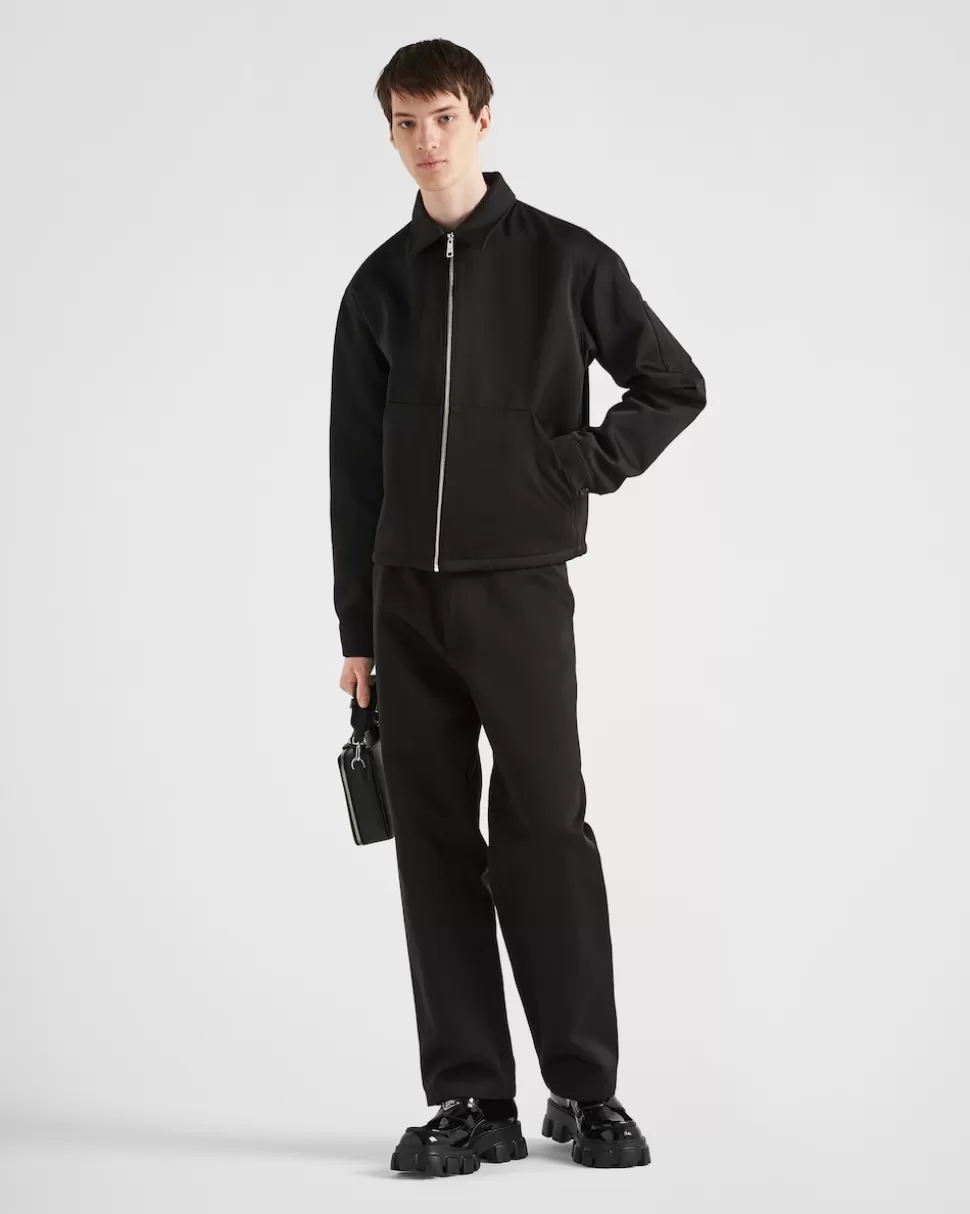 Prada Pantalones De Algodón Y Seda^Hombre PANTALONES Y BERMUDAS