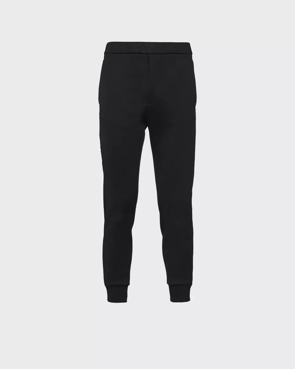 Prada Pantalones De Deporte Con Detalles De Re-nylon^Hombre ROPA DEPORTIVA Y SUDADERAS