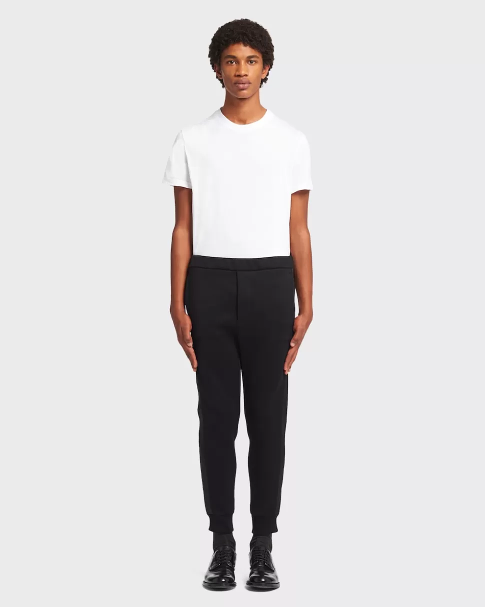 Prada Pantalones De Deporte Con Detalles De Re-nylon^Hombre ROPA DEPORTIVA Y SUDADERAS