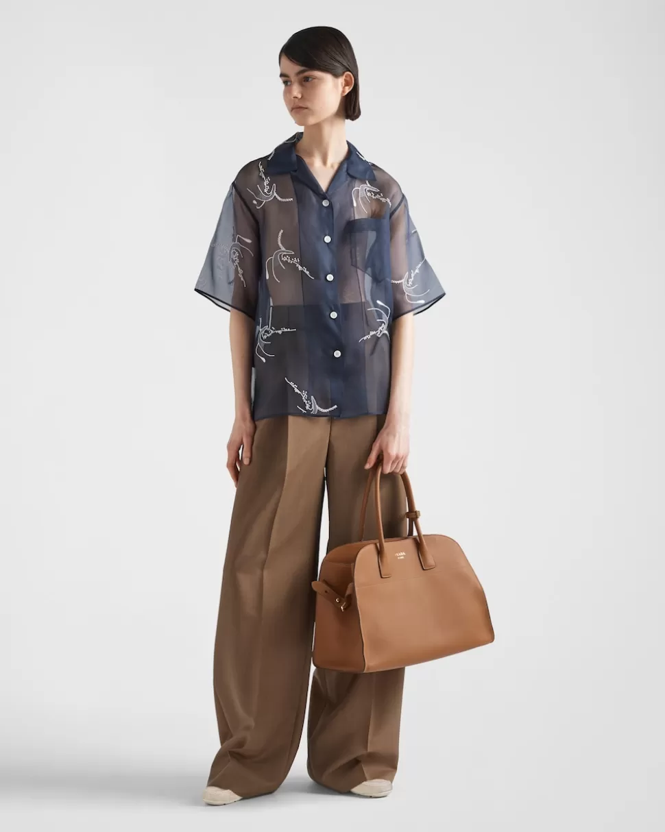 Prada Pantalones De Kid Mohair^Mujer PANTALONES LARGOS Y CORTOS