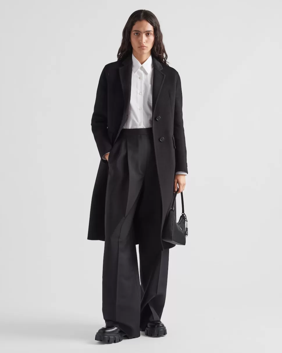Prada Pantalones De Kid Mohair^Mujer PANTALONES LARGOS Y CORTOS