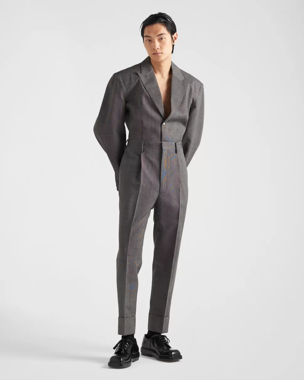 Prada Pantalones De Lana^Hombre PANTALONES Y BERMUDAS