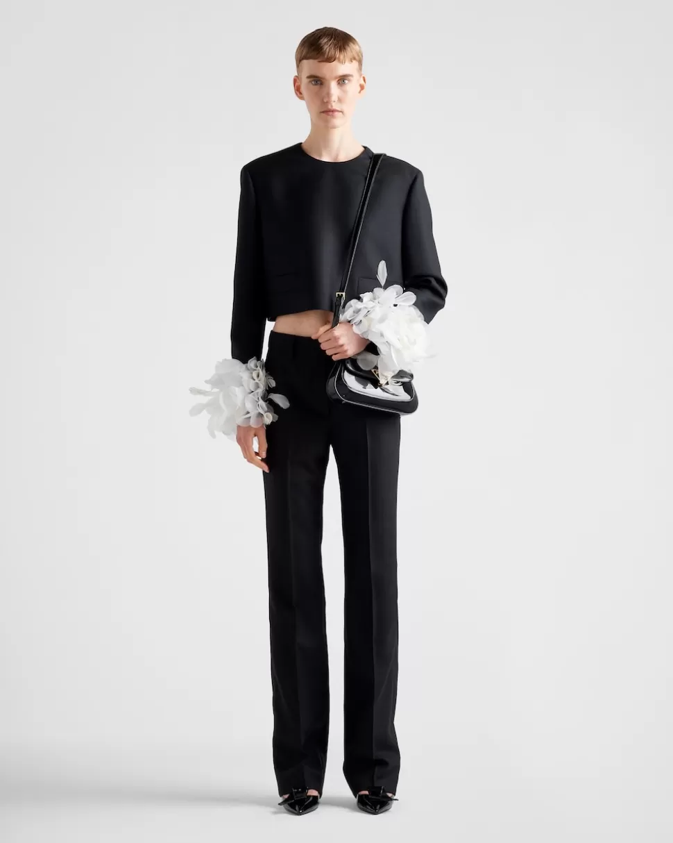 Prada Pantalones De Lana^Mujer PANTALONES LARGOS Y CORTOS