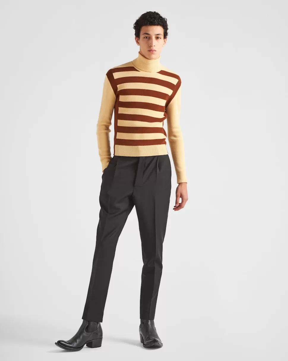 Prada Pantalones De Lana Mohair^Hombre PANTALONES Y BERMUDAS