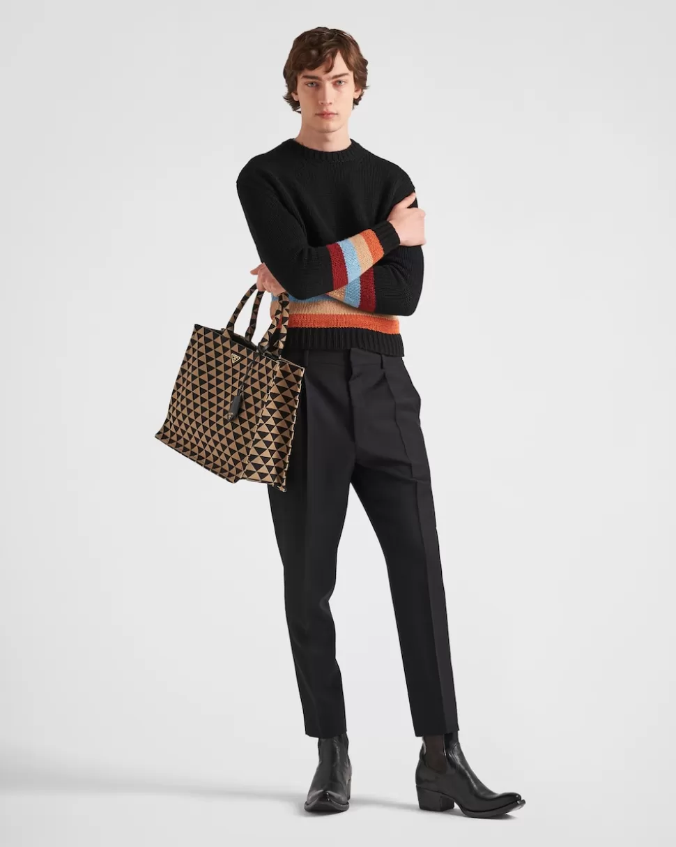 Prada Pantalones De Lana Mohair^Hombre PANTALONES Y BERMUDAS