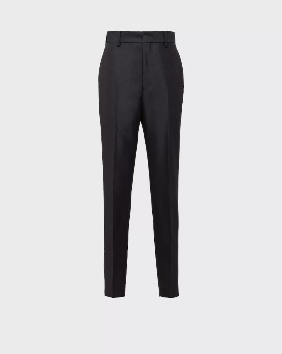 Prada Pantalones De Lana Y Mohair^Hombre PANTALONES Y BERMUDAS