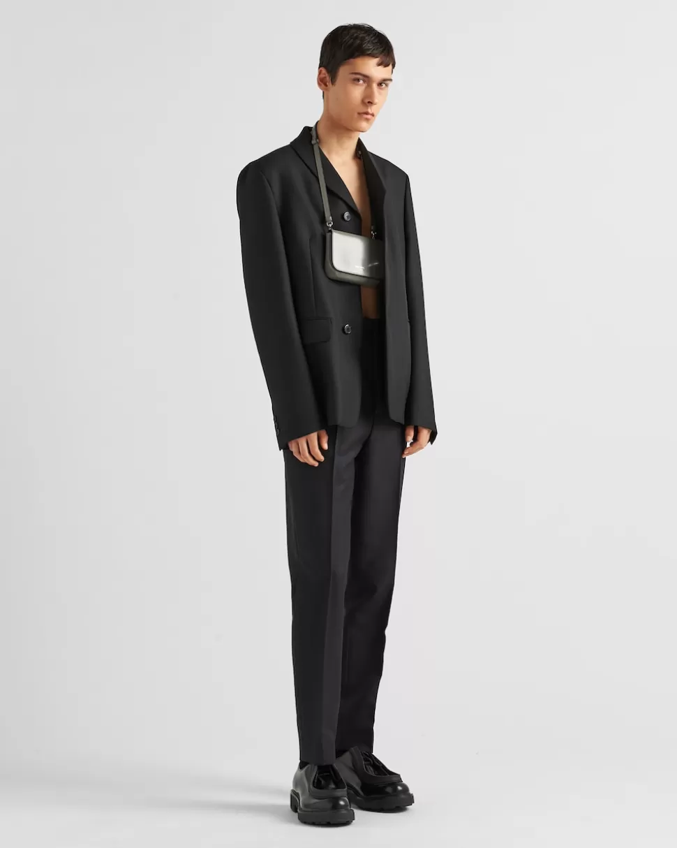 Prada Pantalones De Lana Y Mohair^Hombre PANTALONES Y BERMUDAS