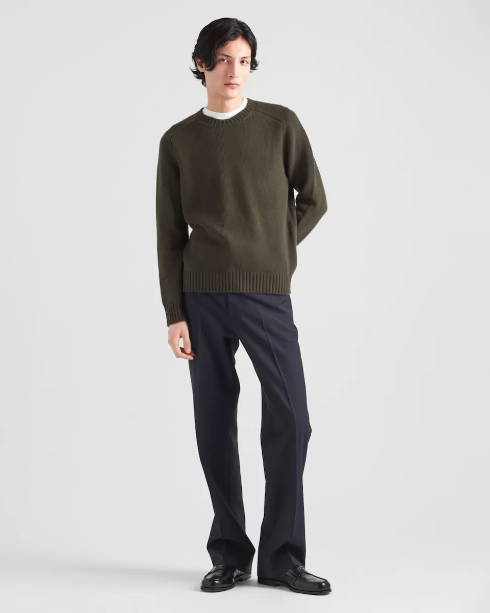 Prada Pantalones De Lana Y Mohair^Hombre PANTALONES Y BERMUDAS