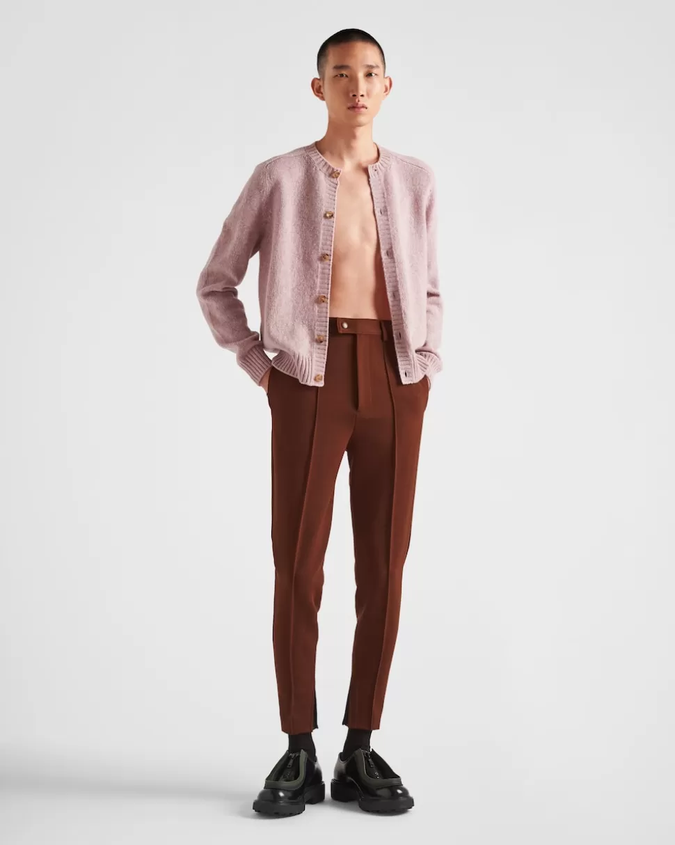Prada Pantalones De Natté Elástico^Hombre PANTALONES Y BERMUDAS