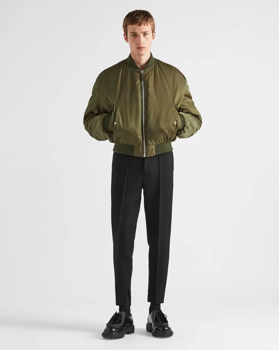 Prada Pantalones De Natté Elástico^Hombre PANTALONES Y BERMUDAS