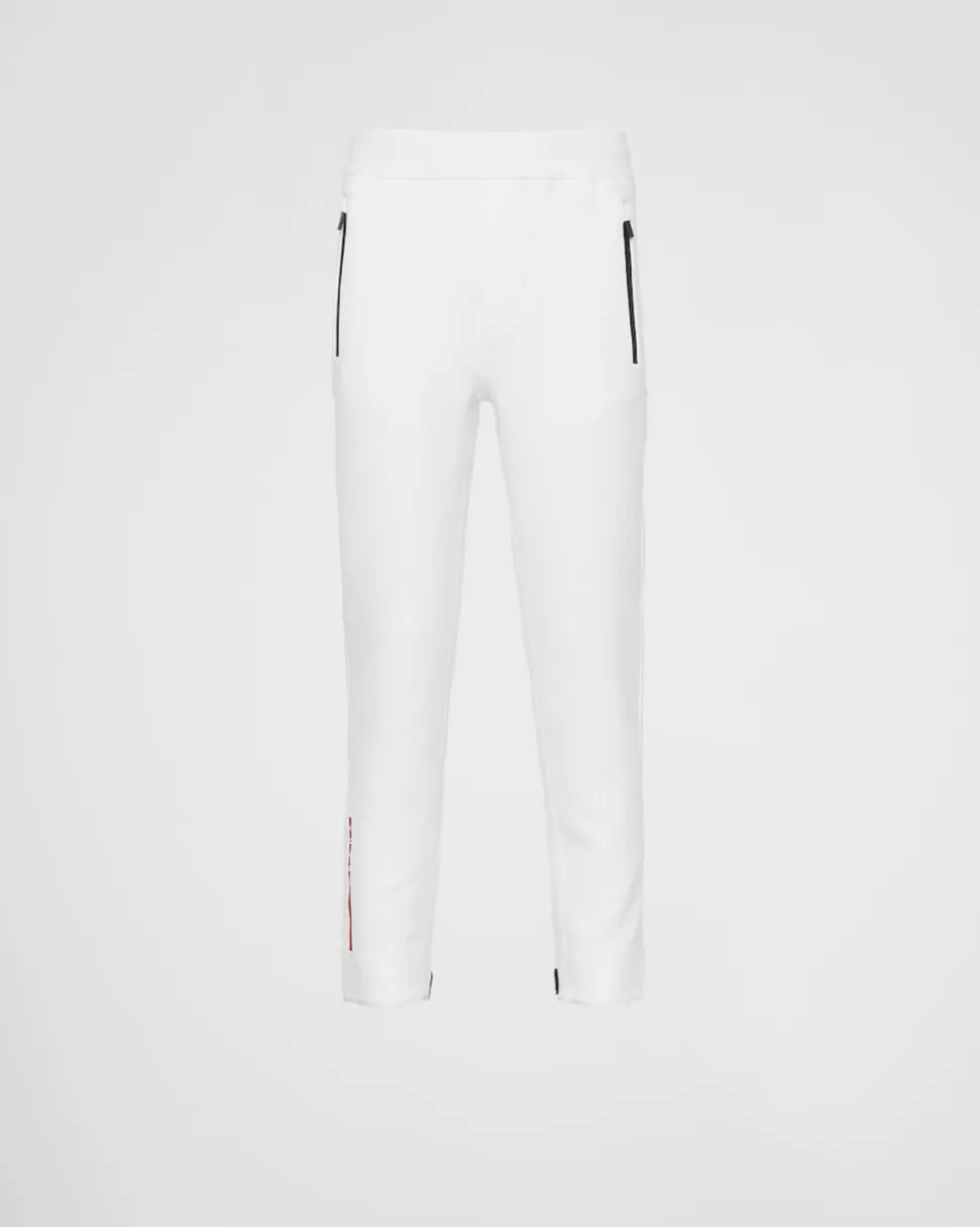 Prada Pantalones De Punto Doble Reciclado^Hombre ROPA