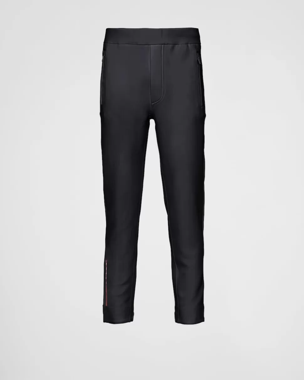 Prada Pantalones De Punto Doble Reciclado^Hombre ROPA