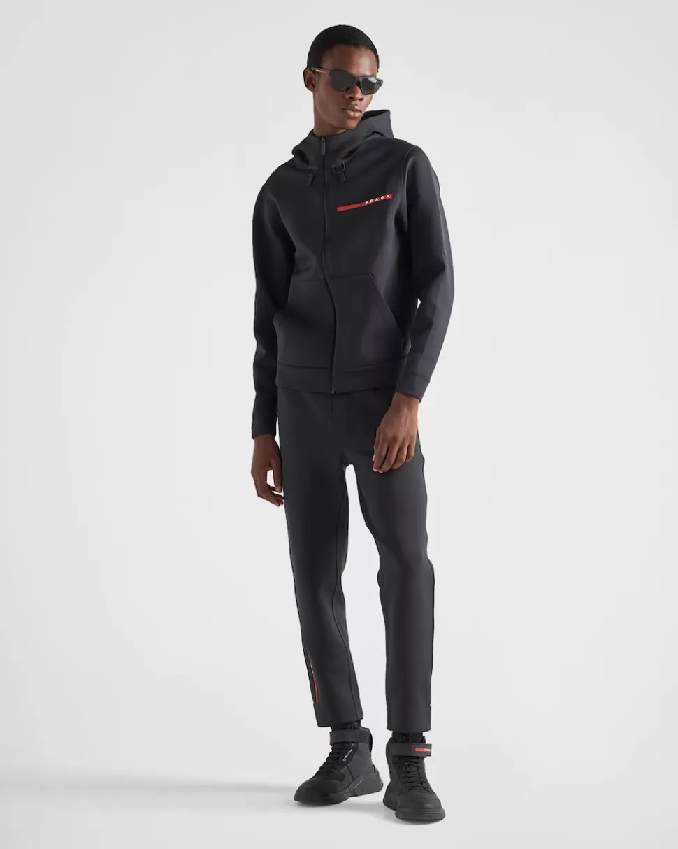 Prada Pantalones De Punto Doble Reciclado^Hombre ROPA