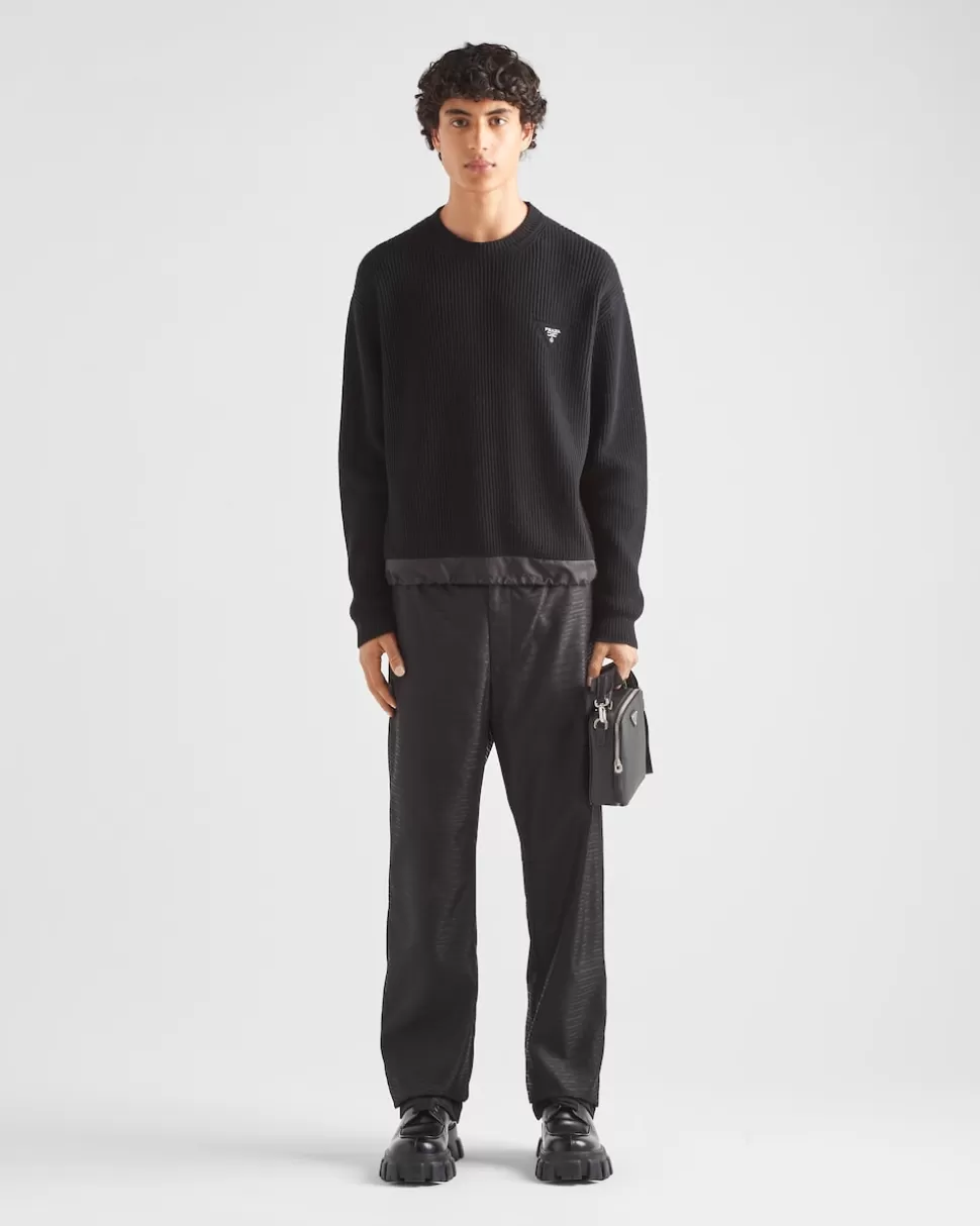 Prada Pantalones De Re-nylon^Hombre PANTALONES Y BERMUDAS