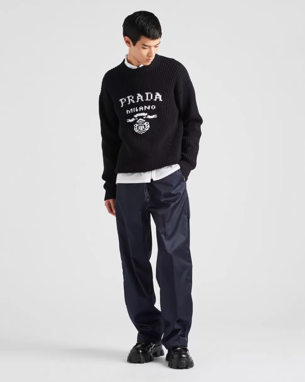 Prada Pantalones De Re-nylon^Hombre PANTALONES Y BERMUDAS