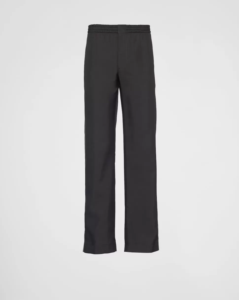 Prada Pantalones De Seda^Hombre PANTALONES Y BERMUDAS