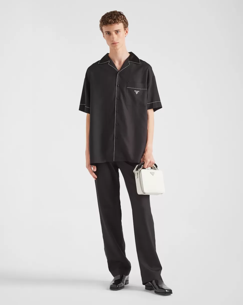 Prada Pantalones De Seda^Hombre PANTALONES Y BERMUDAS