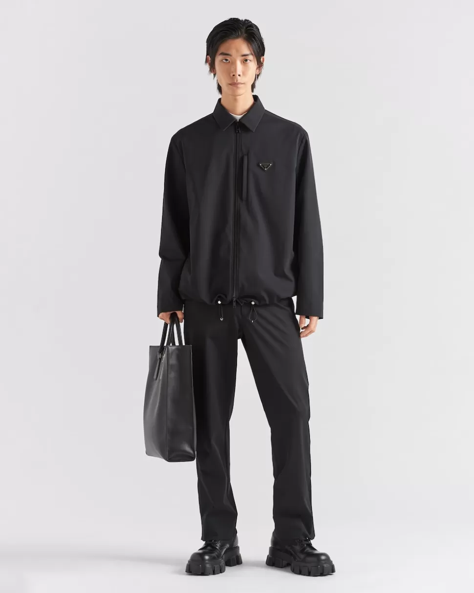 Prada Pantalones De Tejido Técnico Elástico^Hombre PANTALONES Y BERMUDAS