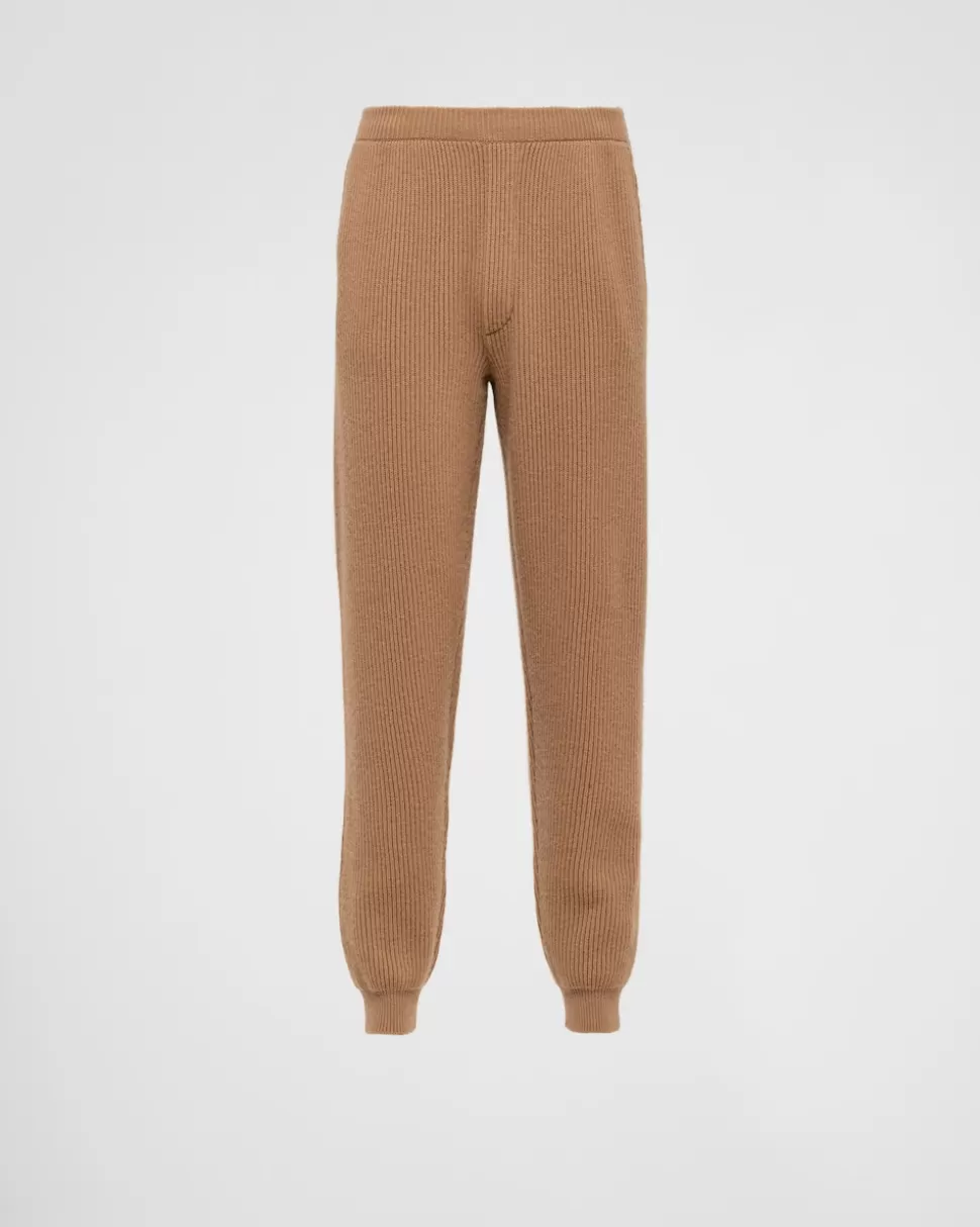 Prada Pantalones Deportivos De Cachemir^Hombre TEJIDOS DE PUNTO