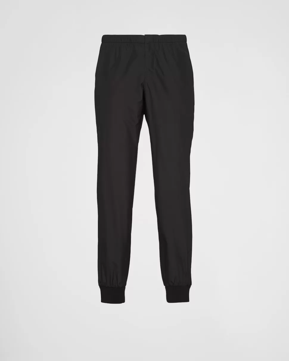 Prada Pantalones Deportivos De Mezcla De Seda^Hombre PANTALONES Y BERMUDAS