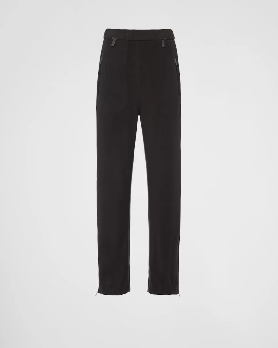 Prada Pantalones Deportivos En Forro Polar^Mujer ROPA
