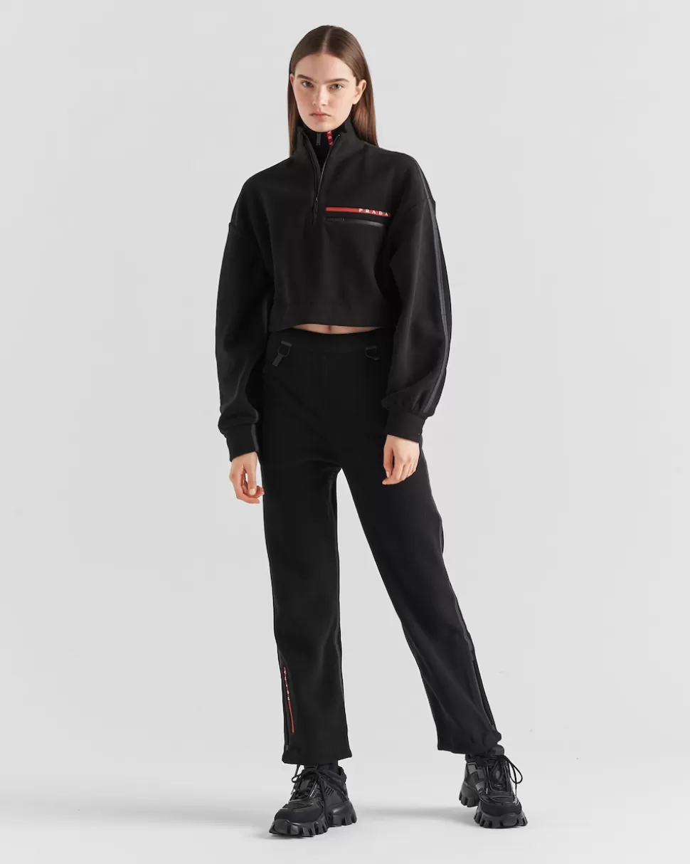 Prada Pantalones Deportivos En Forro Polar^Mujer ROPA