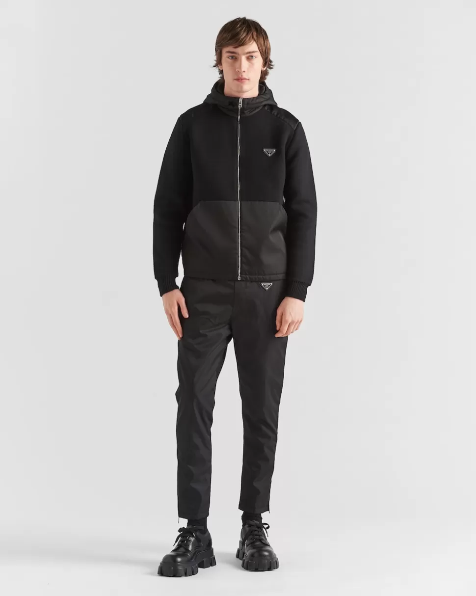 Prada Pantalones En Lana Y Gabardina De Re-nylon^Hombre TEJIDOS DE PUNTO