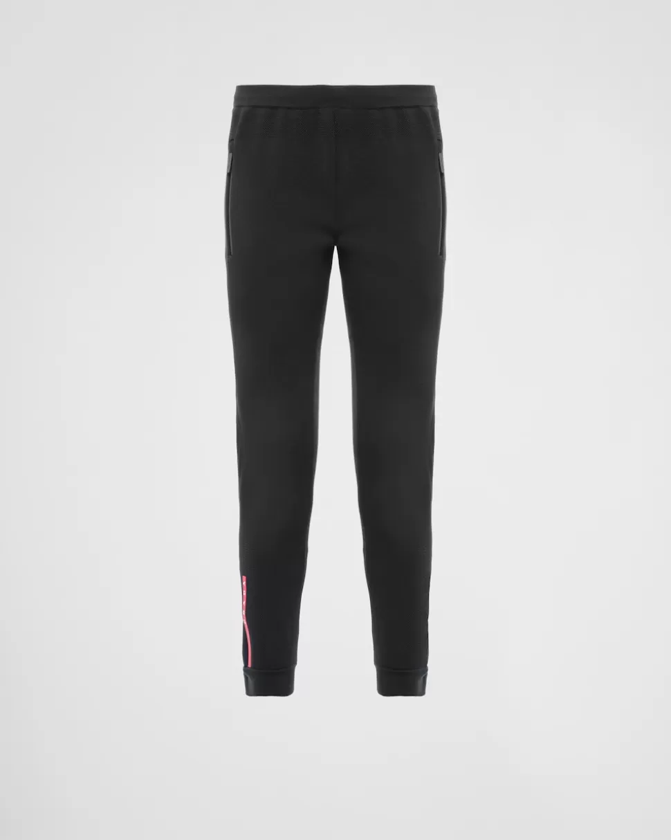 Prada Pantalones En Piqué Técnico^Hombre ROPA