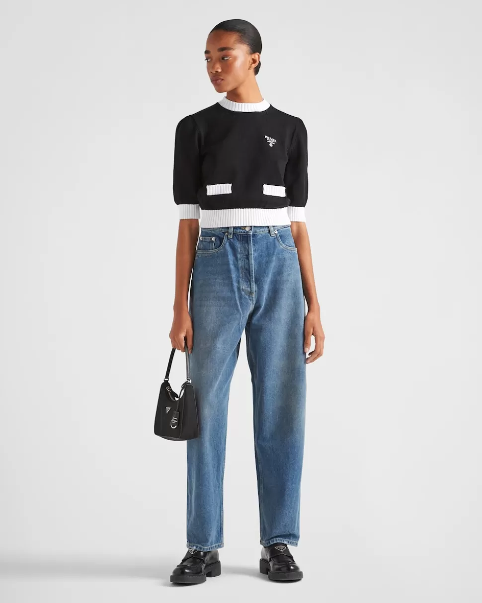 Prada Pantalones Vaqueros^Mujer TEJIDO VAQUERO