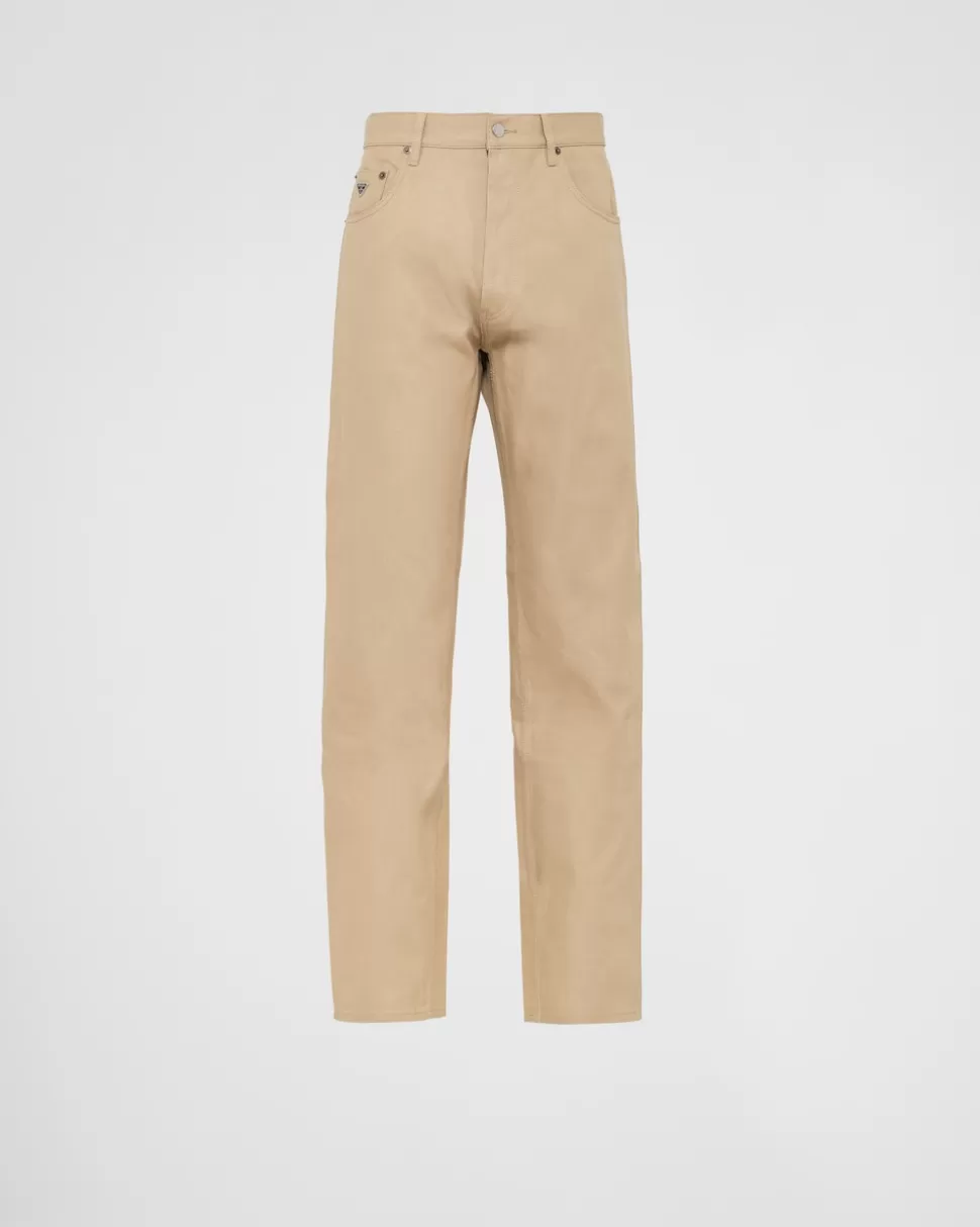 Prada Pantalones Vaqueros De Cinco Bolsillos^Hombre TEJIDO VAQUERO