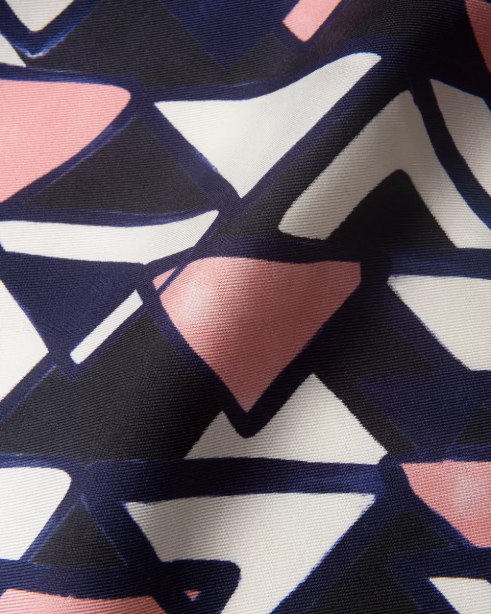 Prada Pañuelo De Sarga Estampada^Mujer BUFANDAS Y PAÑUELOS