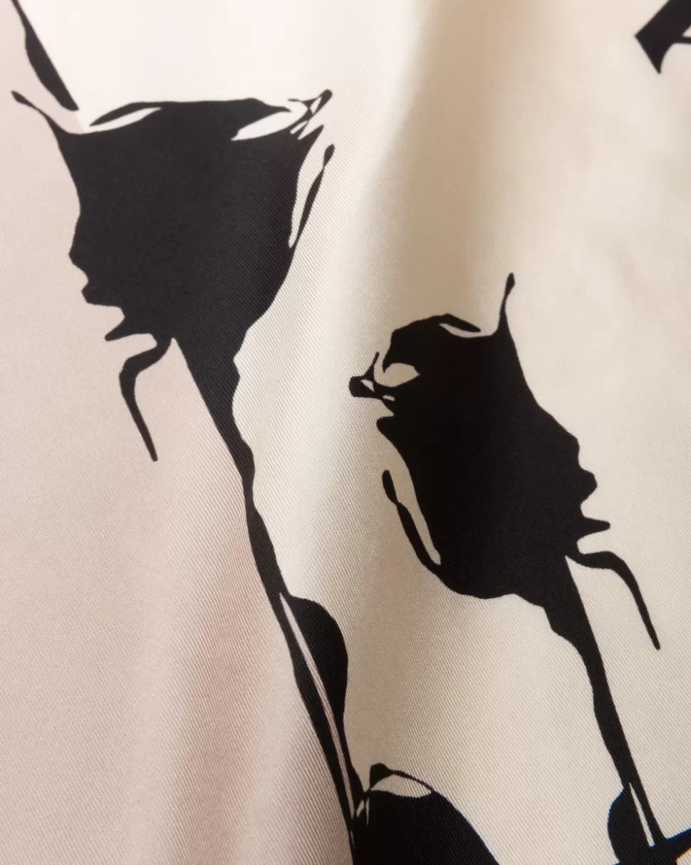 Prada Pañuelo De Sarga Estampado^Mujer BUFANDAS Y PAÑUELOS