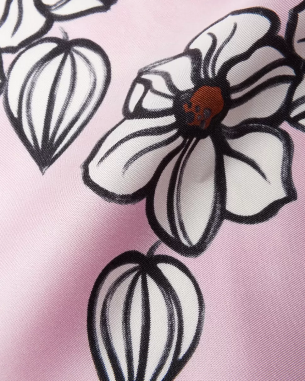 Prada Pañuelo De Sarga Estampado^Mujer BUFANDAS Y PAÑUELOS