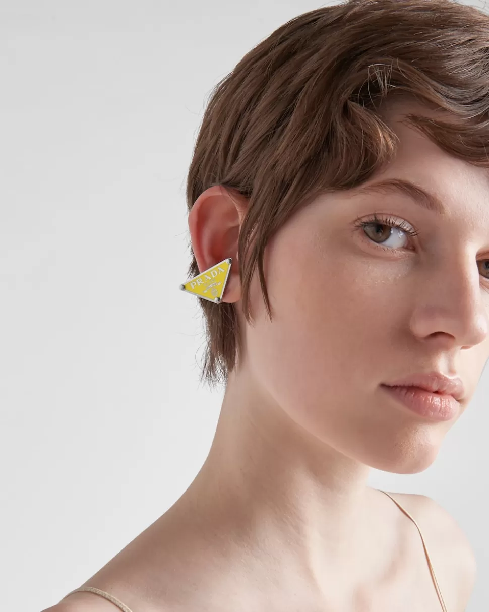 Prada Pendiente Individual Derecho Symbole^Mujer JOYAS DE PLATA