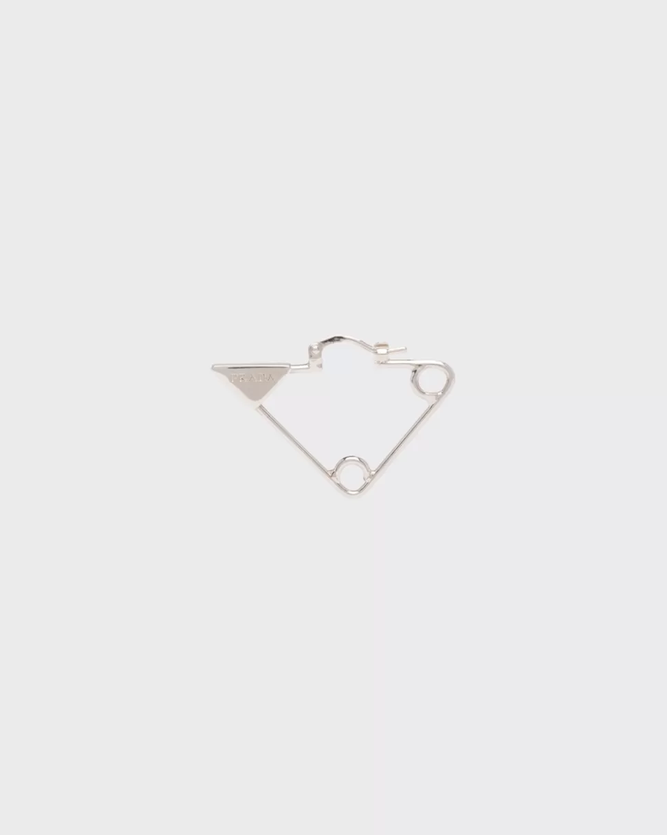 Prada Pendiente Individual Symbole^Hombre JOYAS DE PLATA