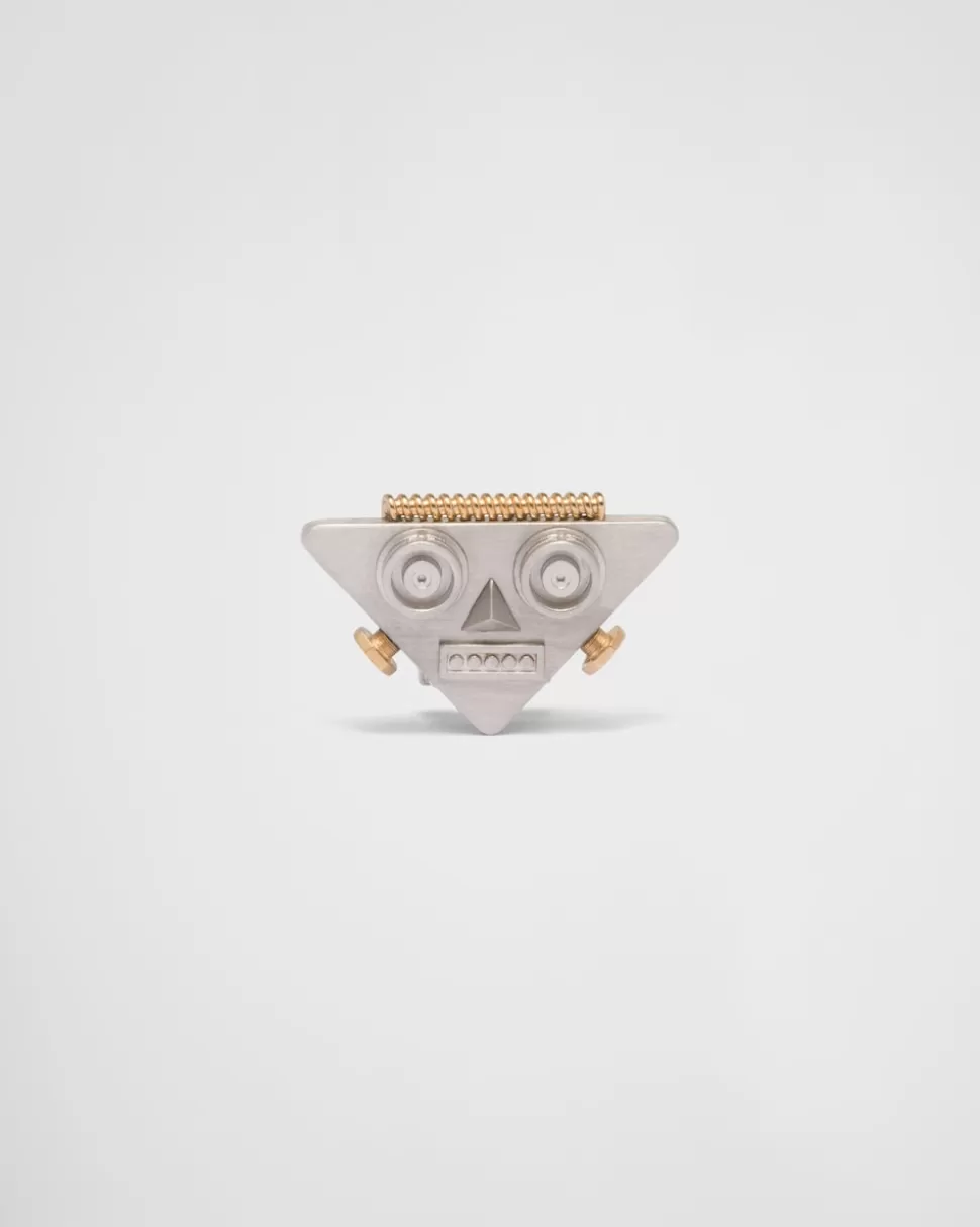 Prada Pendiente Joya De Robot^Hombre JOYAS DE PLATA