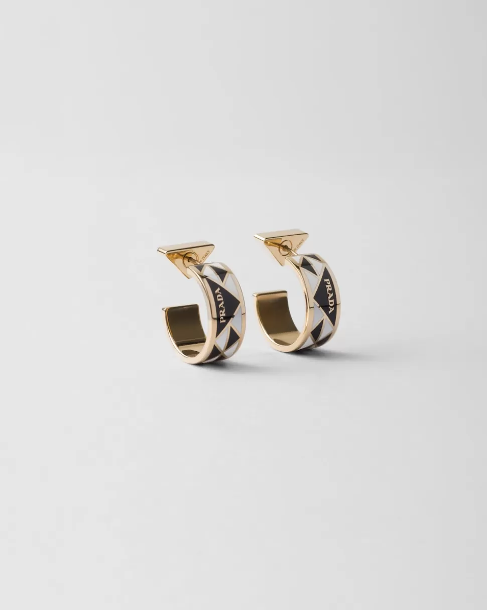 Prada Pendientes De Metal Esmaltado^Mujer JOYAS DE FANTASÍA