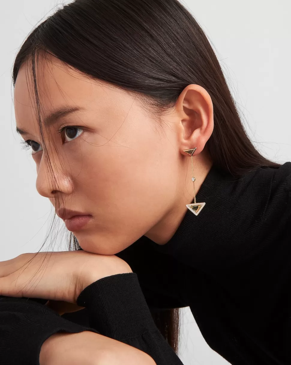 Prada Pendientes Eternal Gold De Oro Y Diamantes^Mujer COLECCIÓN DE JOYERÍA ELEGANTE