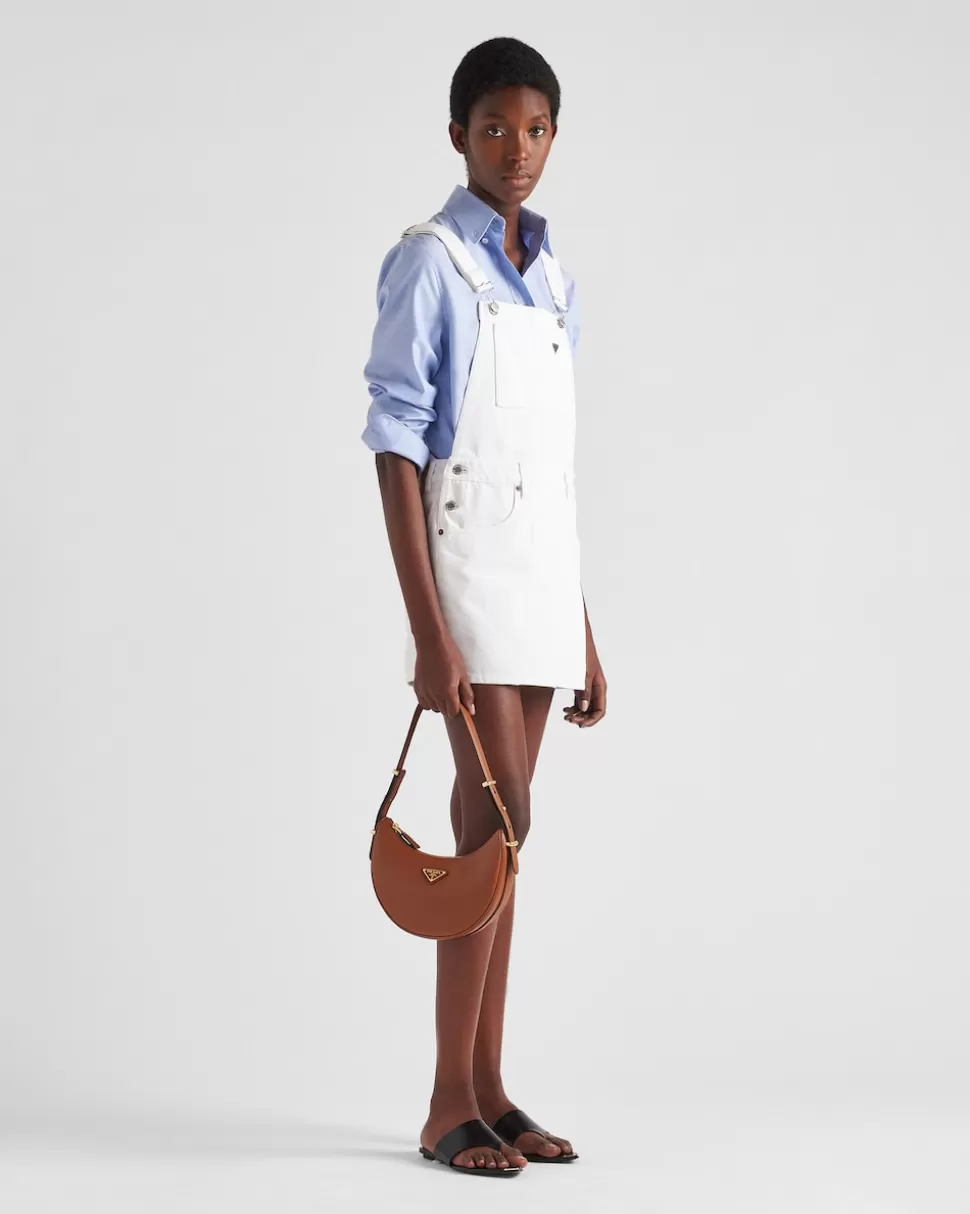 Prada Pichi De Bull Denim^Mujer TEJIDO VAQUERO