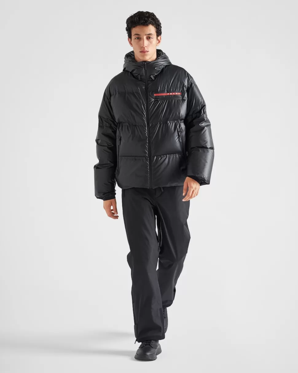 Prada Plumífero Con Capucha De Re-nylon Ligero^Hombre ROPA
