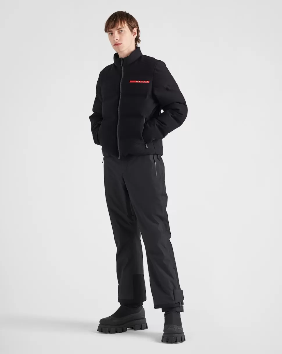 Prada Plumífero Corto De Punto Técnico^Hombre ROPA