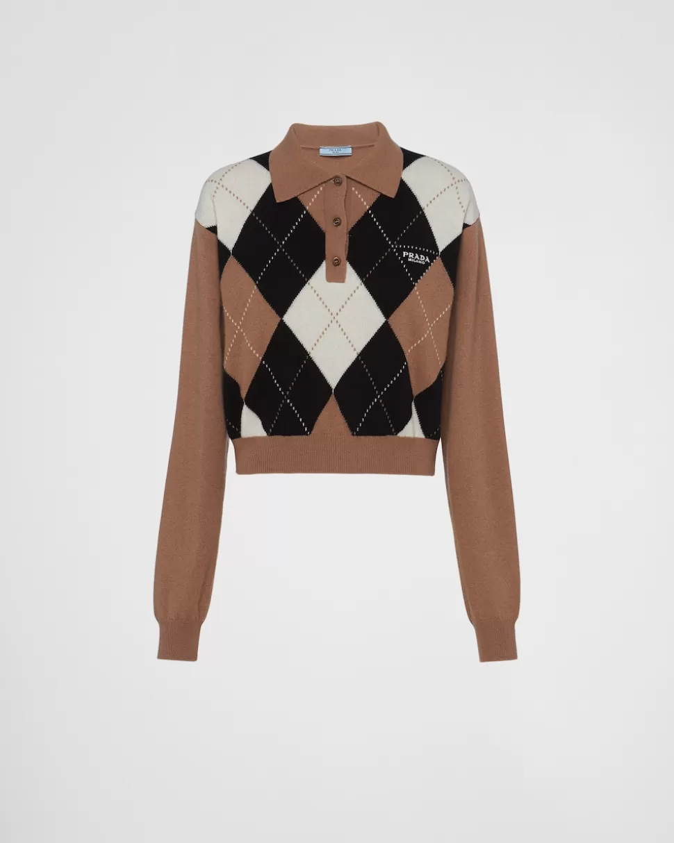 Prada Polo De Cachemir^Mujer TEJIDOS DE PUNTO