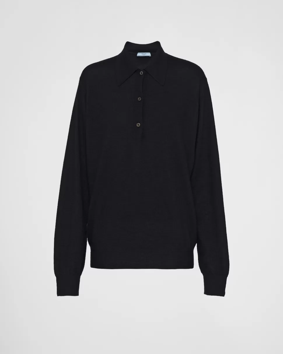 Prada Polo De Cachemir^Mujer TEJIDOS DE PUNTO