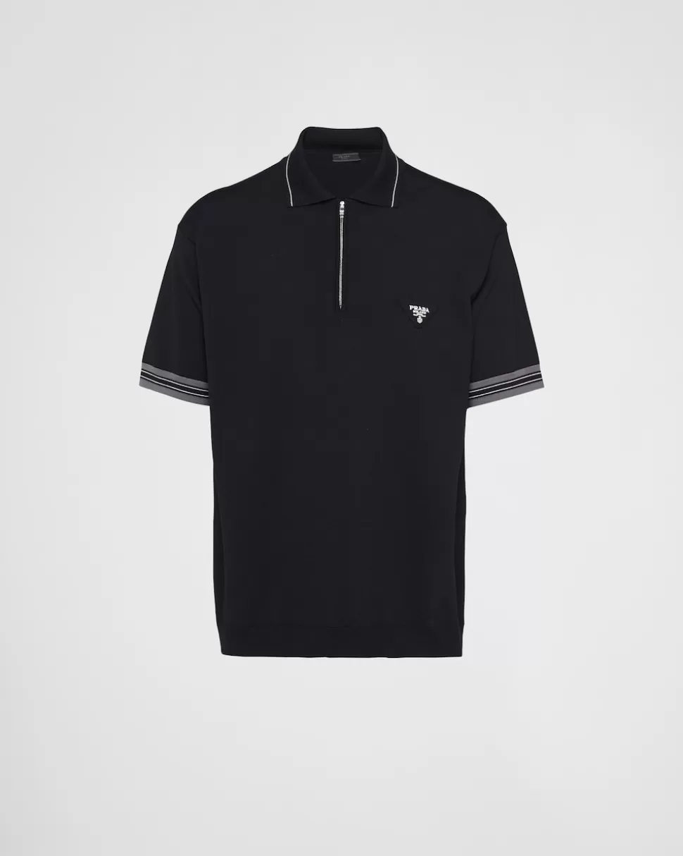 Prada Polo De Lana Superfina^Hombre TEJIDOS DE PUNTO