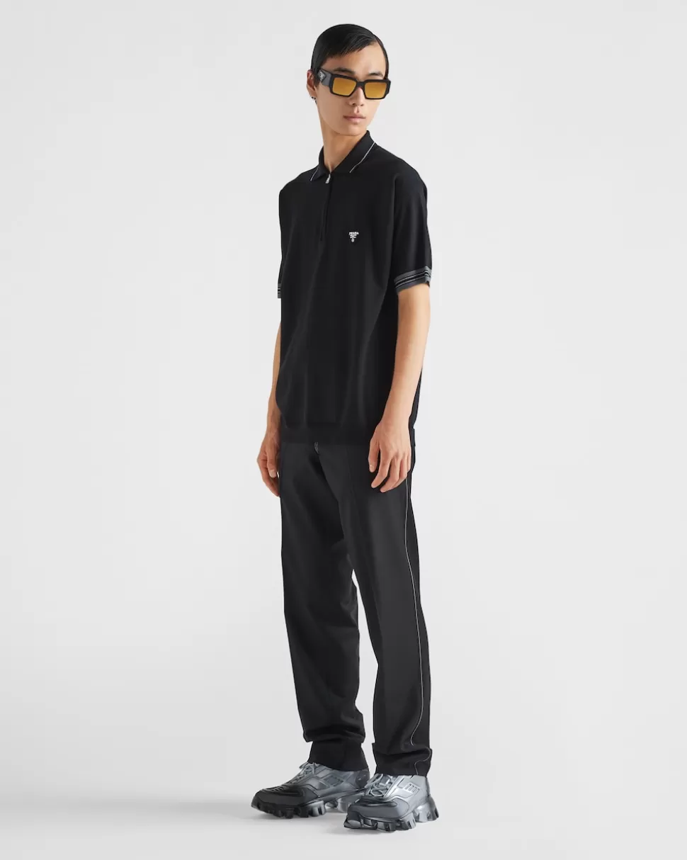Prada Polo De Lana Superfina^Hombre TEJIDOS DE PUNTO