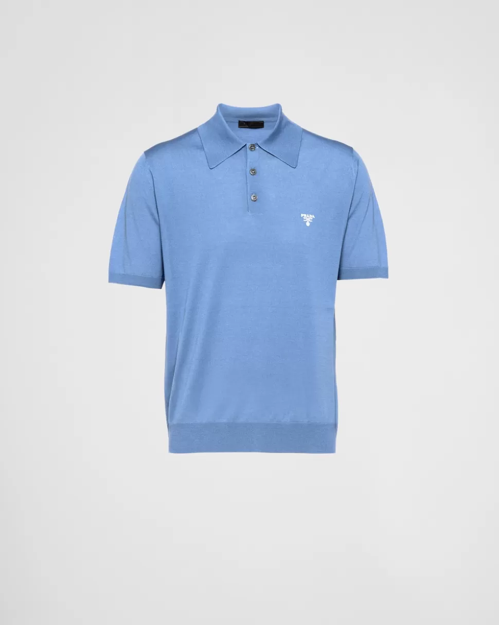 Prada Polo De Lana Superfina^Hombre TEJIDOS DE PUNTO