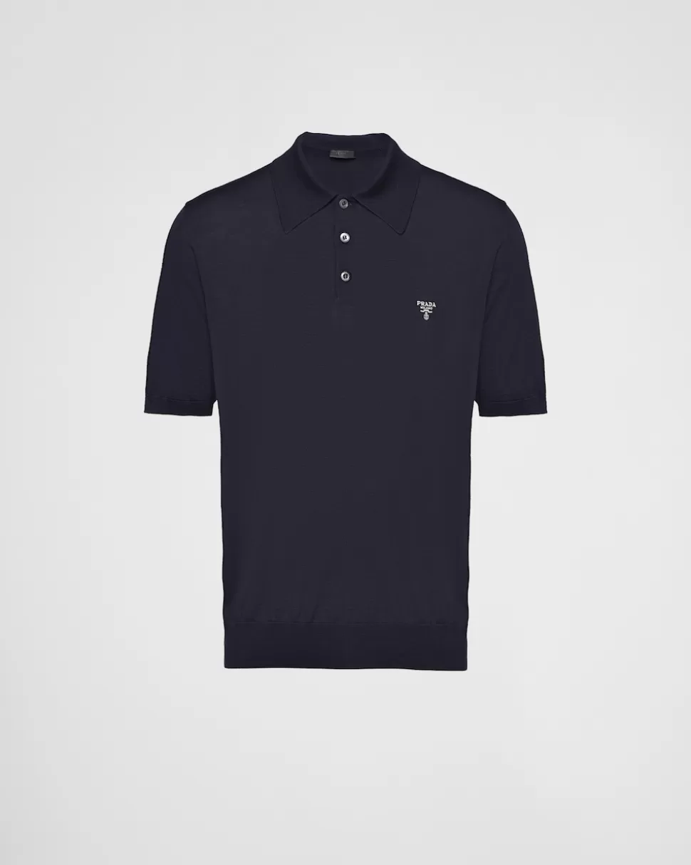 Prada Polo De Lana Superfina^Hombre TEJIDOS DE PUNTO