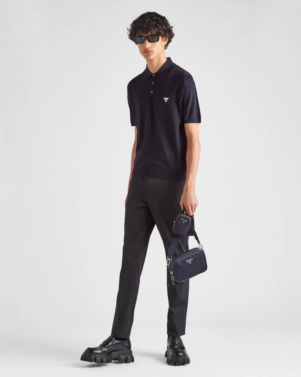 Prada Polo De Lana Superfina^Hombre TEJIDOS DE PUNTO